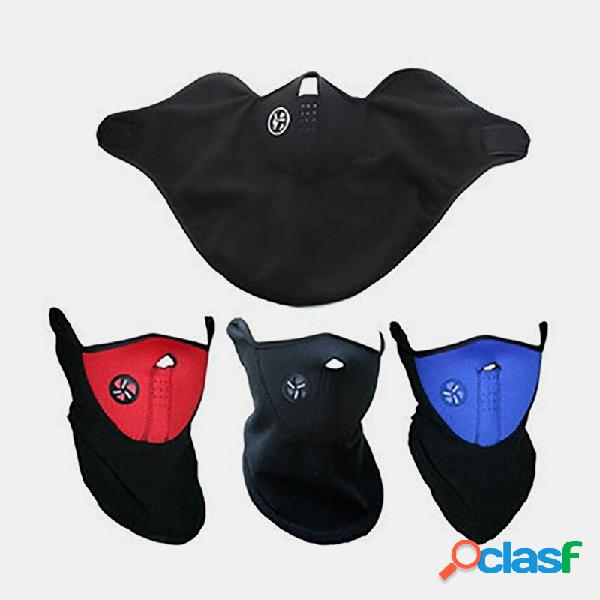 Ciclismo Half Face Máscara Capa Unissex Inverno Quente