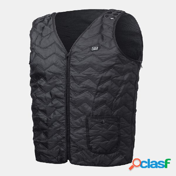 Mens 3 Level Smart Heated Warm Zipper Adjustable Size