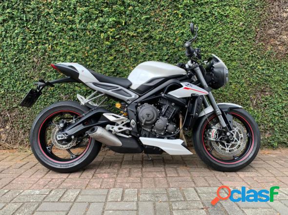 TRIUMPH STREET TRIPLE 765 RS BRANCO 2020 765 GASOLINA