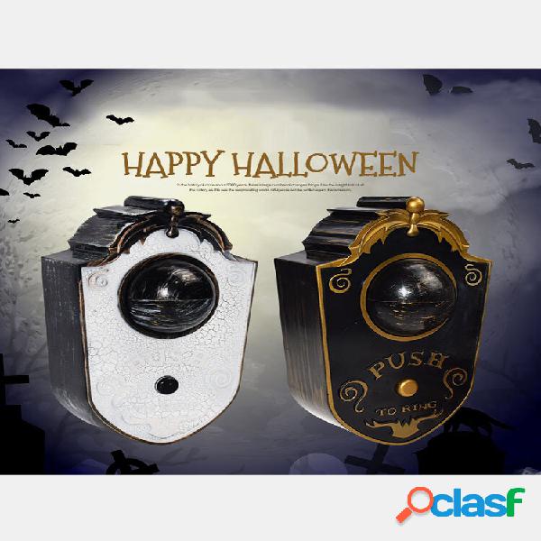 1 PC Campainha de Halloween com animação de terror e