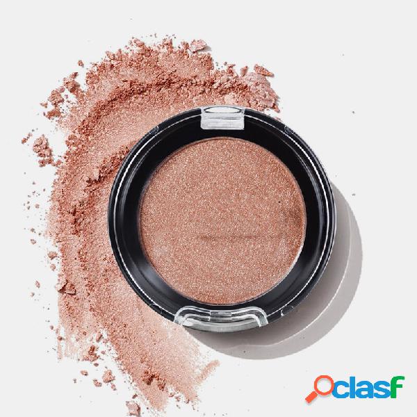 6 cores blush em pó perolado duradouro brilho facial