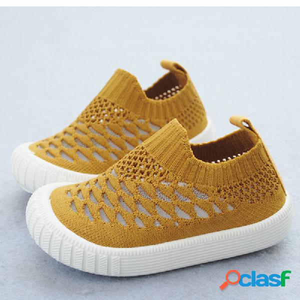 Crianças unisex tecido malha confortável respirável Soft