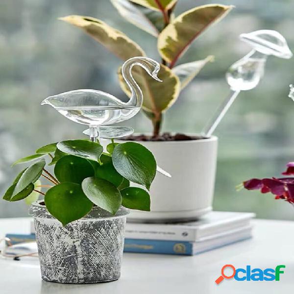 Latas de rega de vidro Formas criativas Plantas de jardim