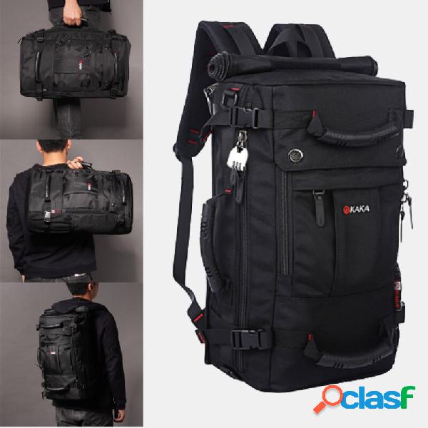 Mochila Masculina de Oxford Bolsa Casual Multifuncional