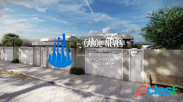 CASA NOVA 2 DORMITÓRIOS PISCINA LADO PRAIA FINANCIAMENTO