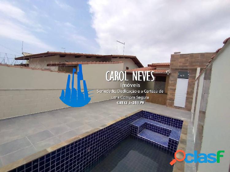 CASA NOVA 2 DORMITÓRIOS PISCINA LADO PRAIA ITANHAÉM