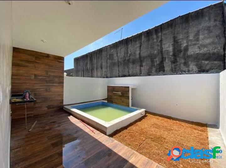 CASA NOVA ÓTIMO ACABAMENTO - PISCINA- LADO PRAIA - GRANDESP