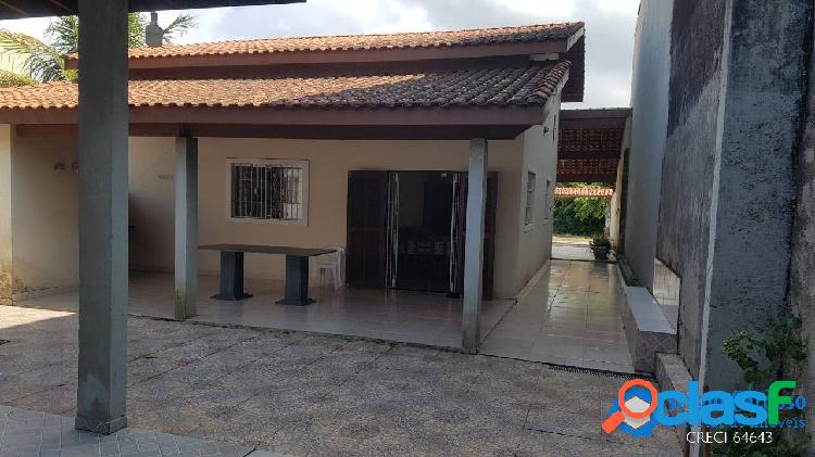 CASA TERRENO INTEIRO -3DORM- EDÍCULA-LADO PRAIA-