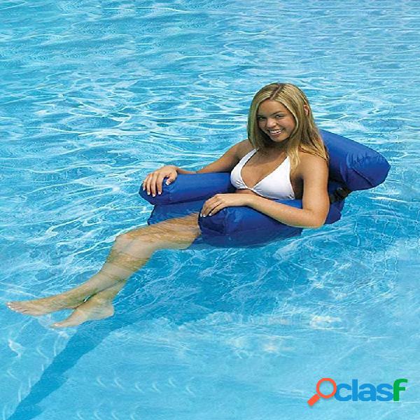 Flutuante de natação inflável dobrável de verão Piscina