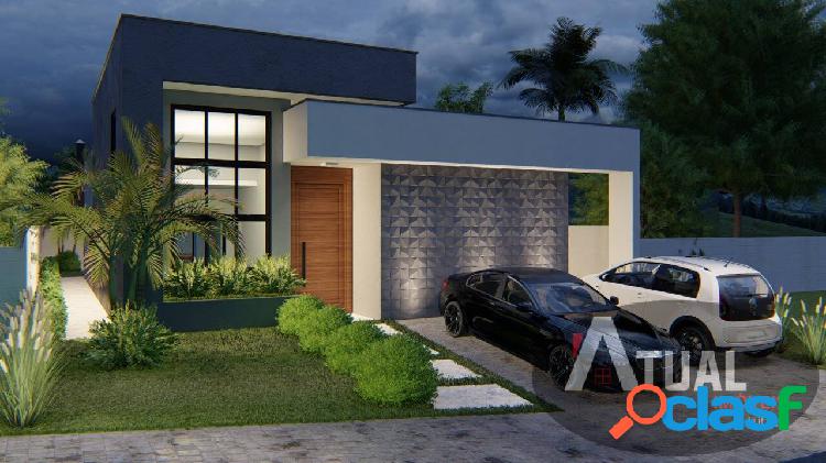 Linda casa em condomínio fechado em Atibaia - 300m²