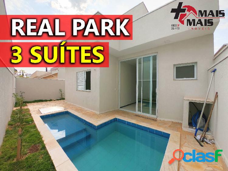 Real Park Sumaré 144m² Casa 3 suítes com piscina