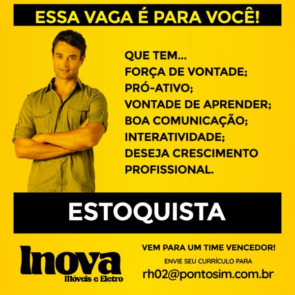 Vaga para estoquista