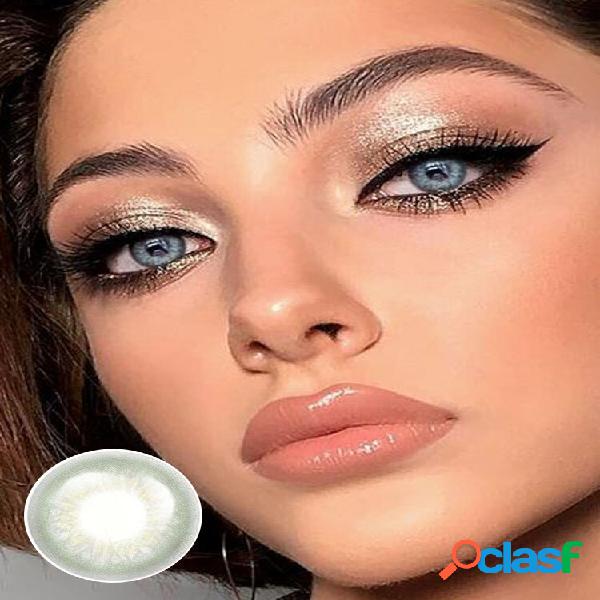 1 PC (para One olhos) Lentes de contato coloridas anuais DNA