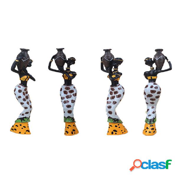3Pcs Exotic Dolls Resin Crafts Pendulum Ornaments Office
