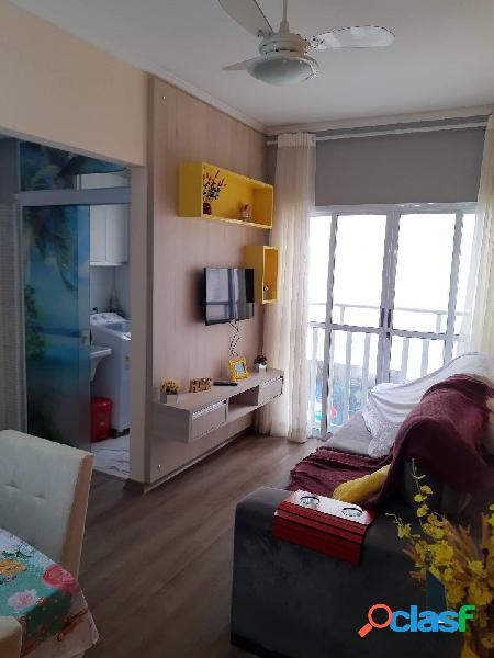 Apartamento 2 dormitórios mobiliado com lazer