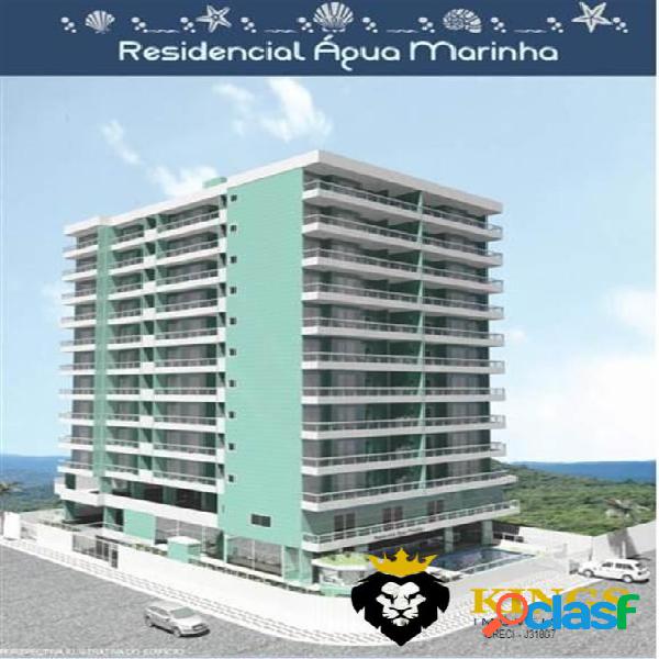 Apartamento 2 dorms 1 suite em frante a Praia