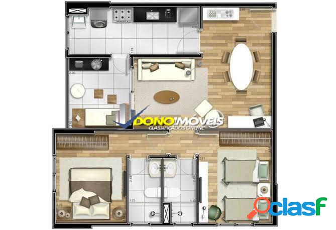 Apartamento com 2 dormitórios à venda, 70 m² - Centro -