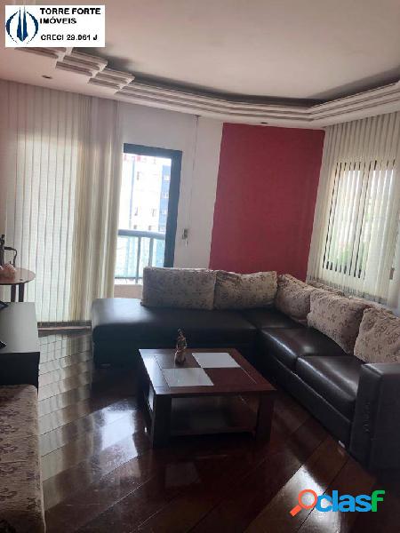 Apartamento com 3 dormitórios, 1suíte com hidro e 4 vagas