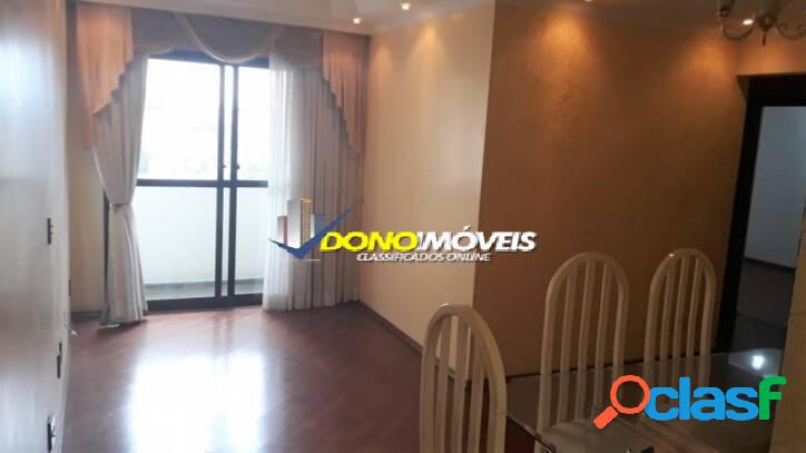 Apartamento com 3 dormitórios à venda, 75 m² - Vila
