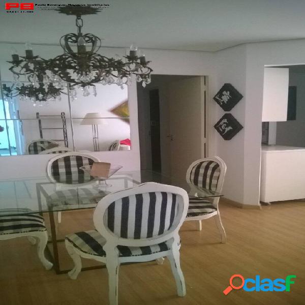 Apartamento de 3 dormitórios mobiliado na Vila Olímpia
