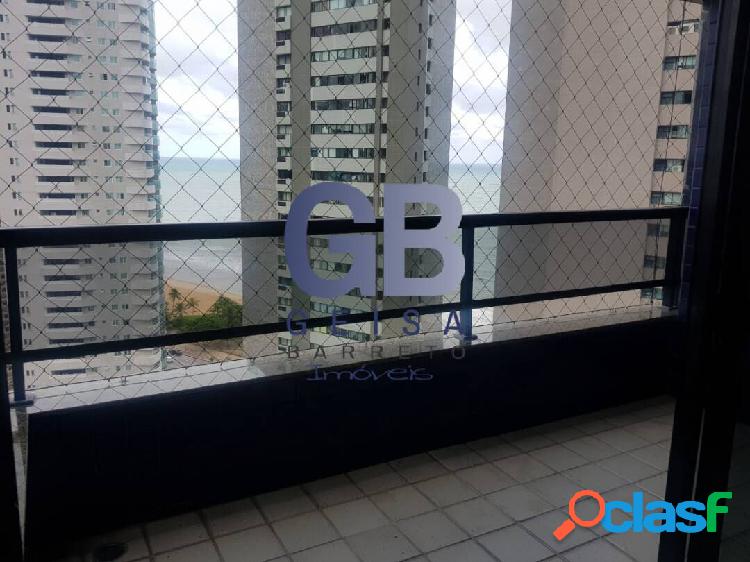 Apt Boa Viagem quadra do mar linda vista andar alto 127m²