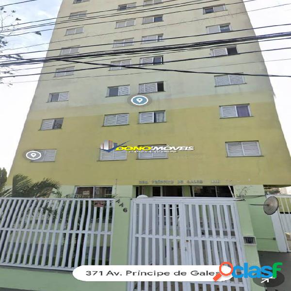 Apto 2 dorms, 2 vagas, 49 m² - Vila Príncipe de Gales - SA