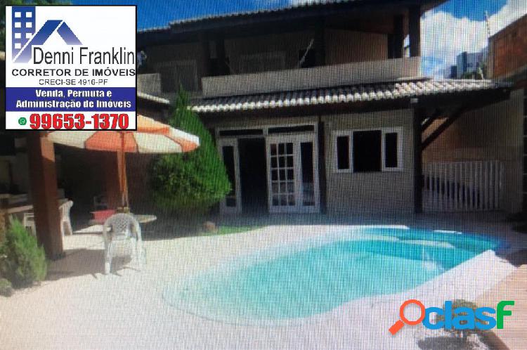 Casa com 4 quatros na Coroa do Meio com piscina - Aracaju-SE