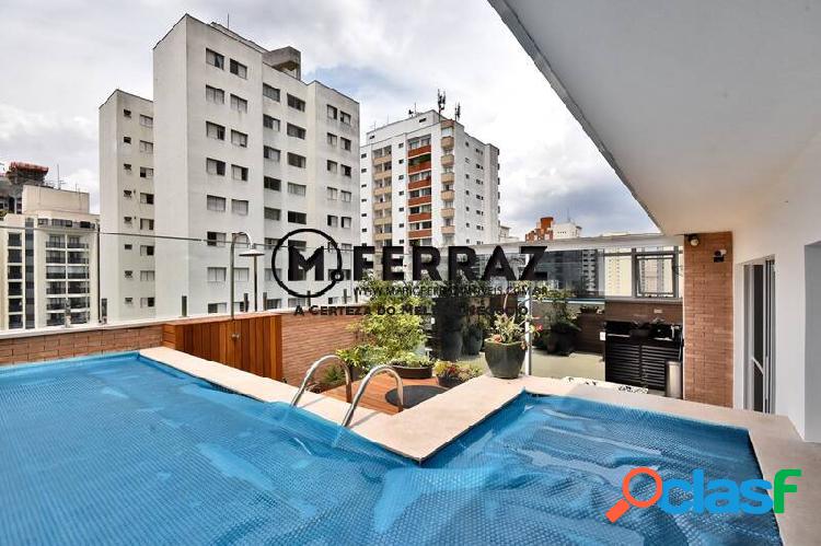 SENSACIONAL COBERTURA DUPLEX EM MOEMA COM PISCINA PRIVATIVA,