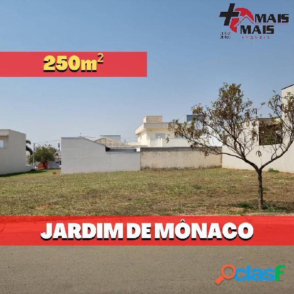 Terreno lote com 250m² em Condomínio - Jardim de Mônaco -