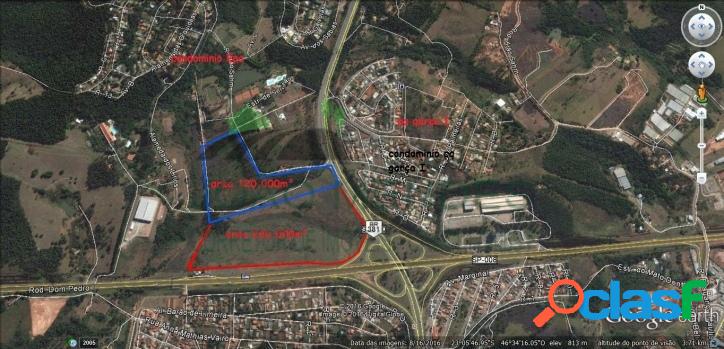 Área em Atibaia, 380 mil metros