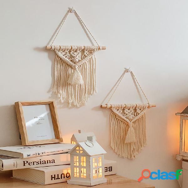 1 PC Macrame Bohemian Tapeçaria Pendurada na Parede