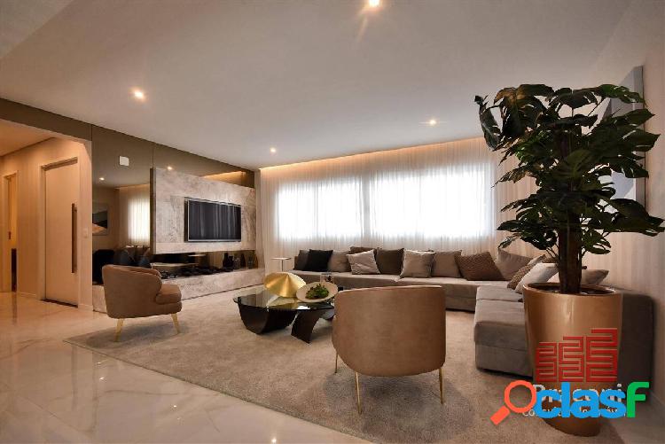407 MOEMA - Apartamento a venda 158 m²/3 dorm/3 suítes/2 a