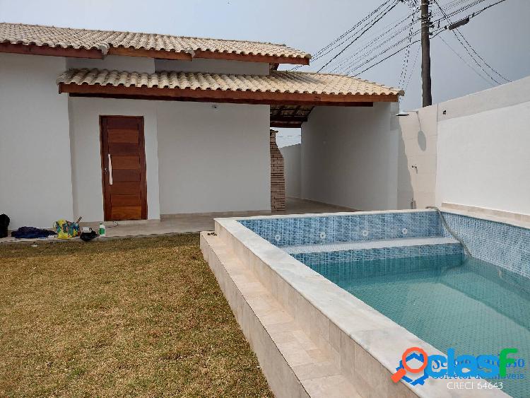 CASA NOVA C/PISCINA- ÓTIMO ACABAMENTO- LADO PRAIA -CIBRATEL