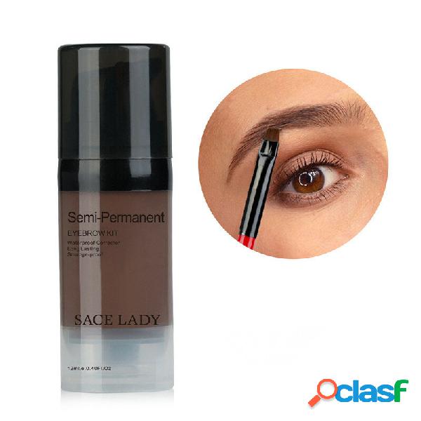 Gel Pintado De Sobrancelha 12ML Impermeável Durável Com