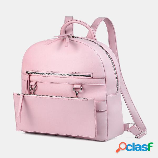 Soild Simples Destacável Bolso Multi-Carry Tecido