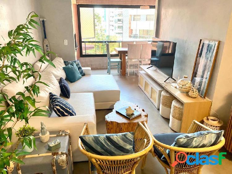 Apartamento decorado e reformado em Riviera 3 suítes,