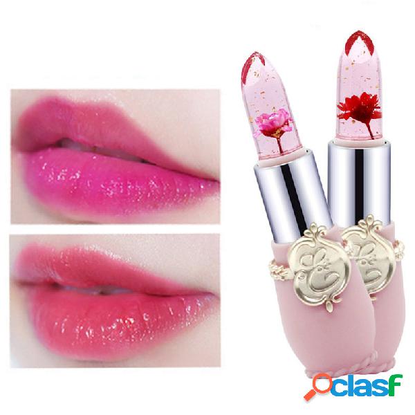 Minfei Batom de Geleia Floral Impermeável Transparente