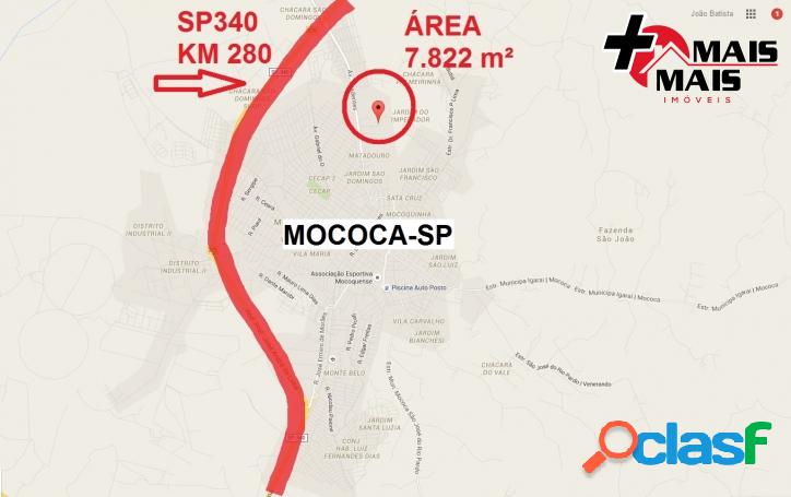 Mococa - Área 7822 m², Ideal p Loteamento, chácara ou