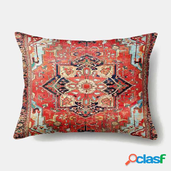 1 PC Impressão Retro Marroquina Fronha Decoração de Casa