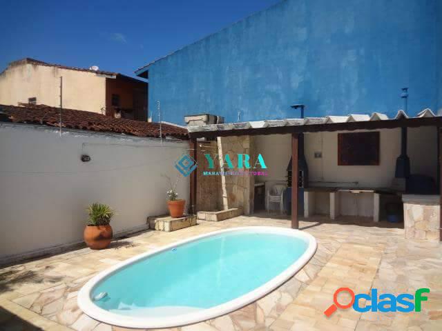 Casa na Praia Grande com 7 quartos, 5 suítes, piscina -