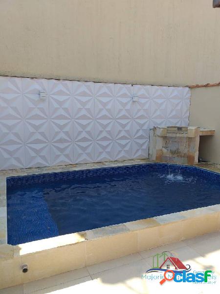 Casa nova com piscina, a venda no bairro Vera Cruz, em