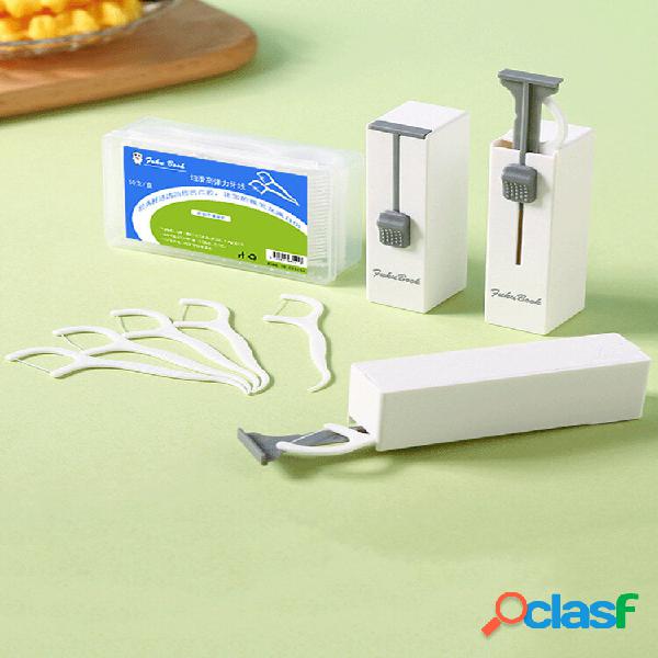 1 PC Porta-palitos automático portátil descartável Dental