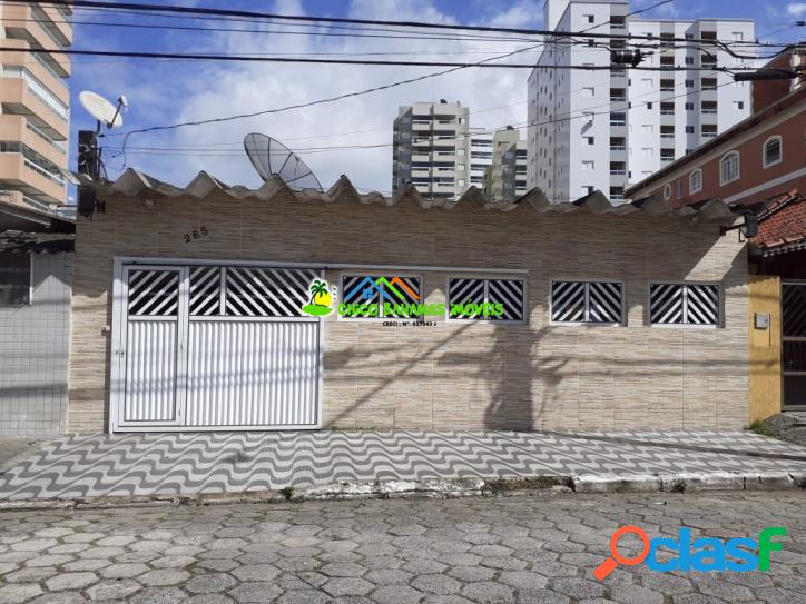 Casa Isolada 03 dorms sendo 01 suíte à 260 mts da praia