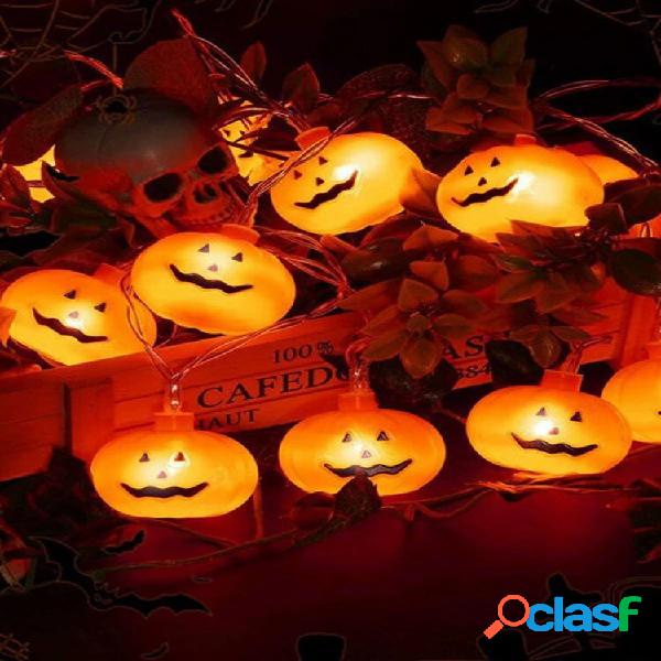 1 PC 2/3 / 5m Abóbora LED Luzes decorativas de Halloween