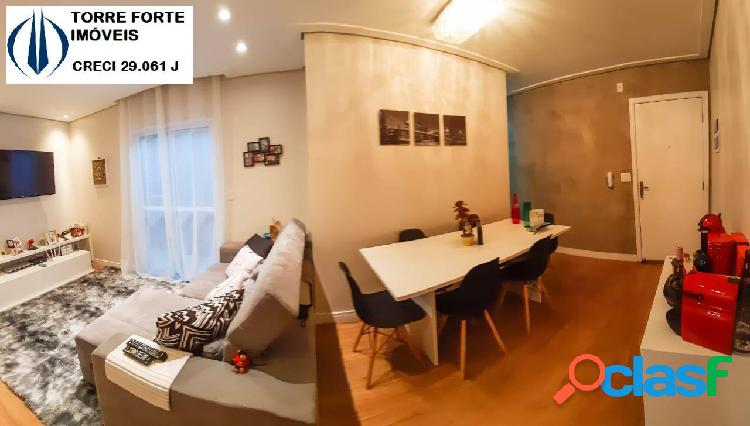 Apartamento com 2 quartos, 1 suíte, 2 vaga (s) em Santo