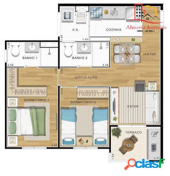 Apartamento com suite - Vila Ema - Condomínio Lisse