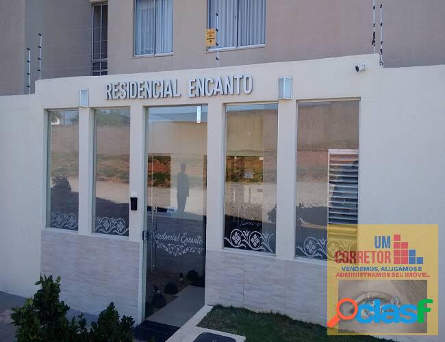 Apto Garden, 2qts,1vg, armários no Residencial Encanto em