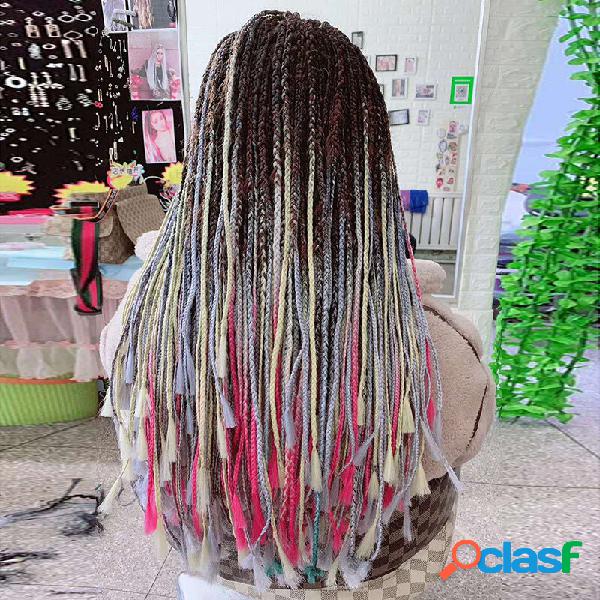 HalloweenColor Gradient Dirty Braids High Temperature Fiber