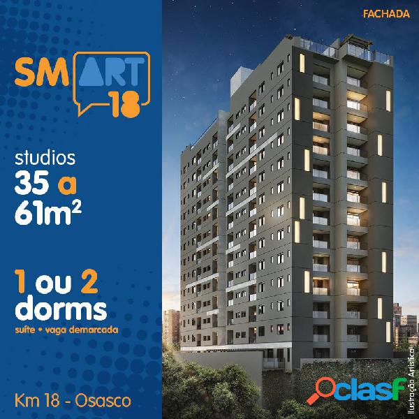 SMART 18 - Apartamentos: 35m² a 121m²