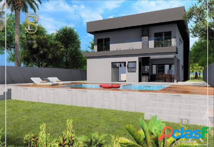 Casa À Venda - 264 m² - 4 suítes - Condomínio Fechado -